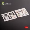 KELIK K48117 F-104 A/C - interior 3D decals for Kinetic kit 1/48